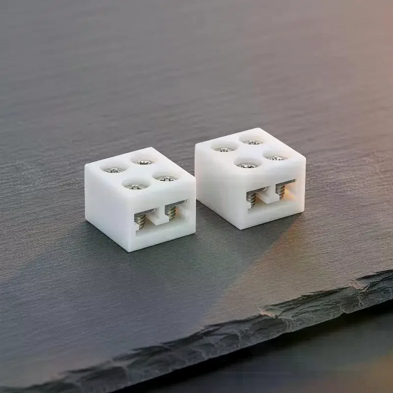 2/10Pcs 8mm 2Pin LED Strip Connectors Screw Fixing No Soldering For Home DIY LED Lighting Projects