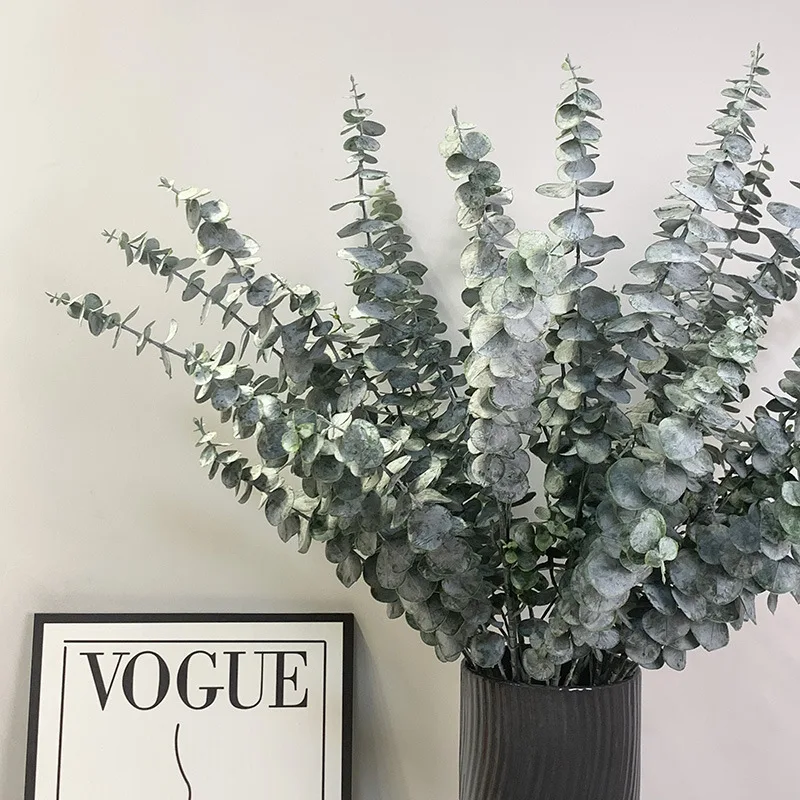 

YeeNanee 4pcs Tall Eucalyputs Stems Room Decoration Artificial Eucalyptus Leaves for Floor Vase Home Decor Wedding Arrangements