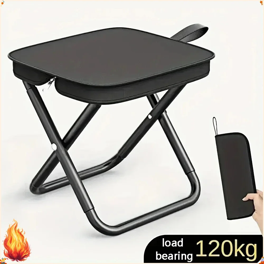 

1pcsPortable Folding Stool Lightweight Camping Chair Foldable Seat for Fishing Hiking Travel Outdoor & Indoor Use Amagi