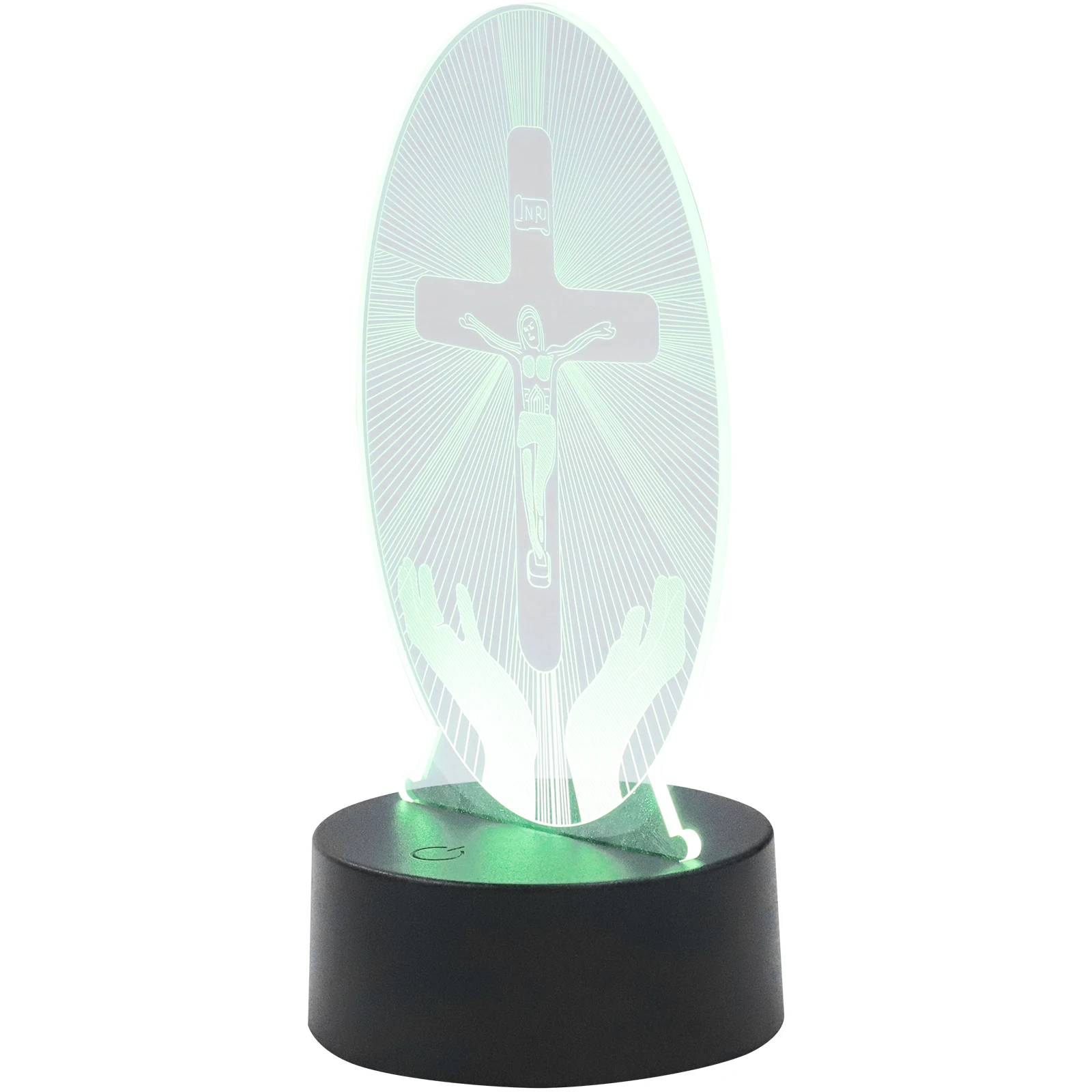 

Creative Jesus Night Light Religious Style Acrylic Usb Lamp For Home Bedroom Decor Desktop Atmosphere Light