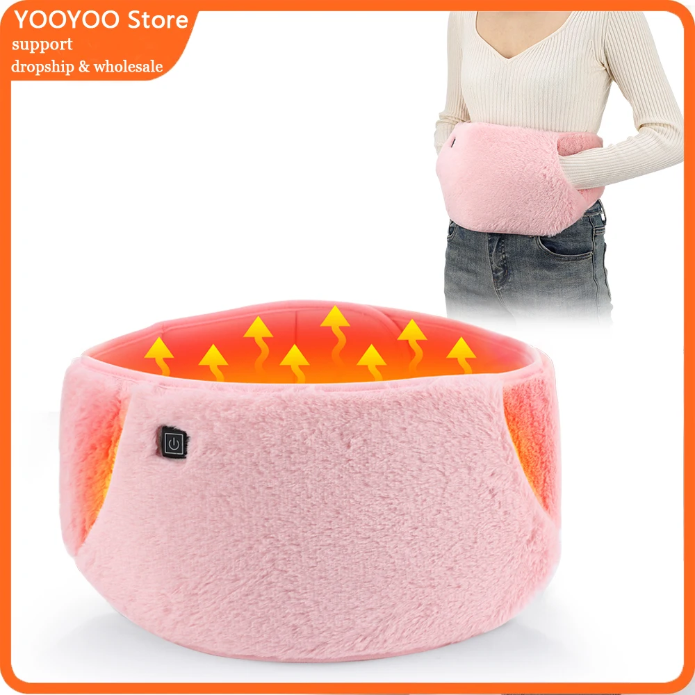 

Electric Heating Pad Hand Abdominal Warmer abdominal musculation Stomach Belt Keep Warm Female Menstruation Peroid