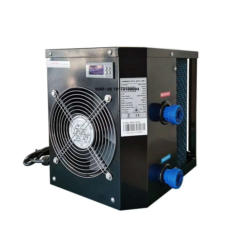 

Air Source Swimming Pool Heater 3 kW Tankless Energy Efficiency Class A+++ Stainless Steel Heat Pump