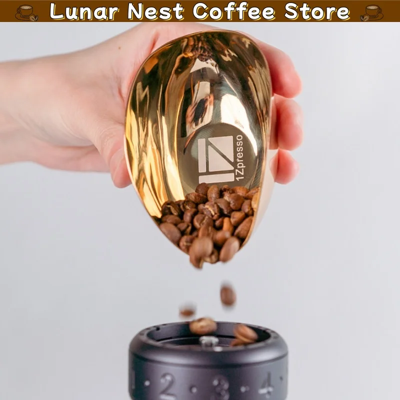New 1zpresso Stainless Steel Coffee Bean Scale Tray Dosing Weighing Container Multi Purpose Measuring Dish For Barista For Home
