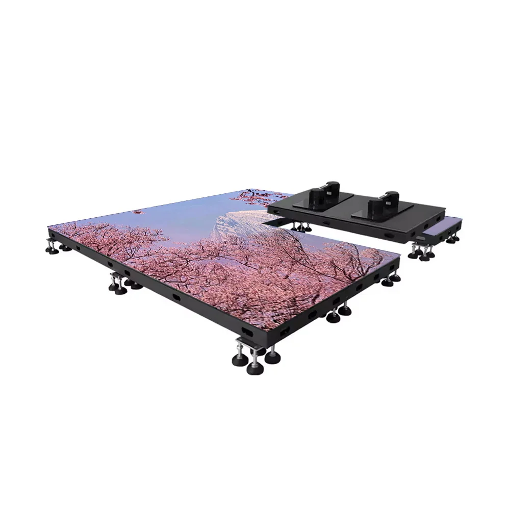 Customizable Waterproof Dance Floor Tile Led Screen Touch Interactive Stage Dance Floor LED Screen Floor Display