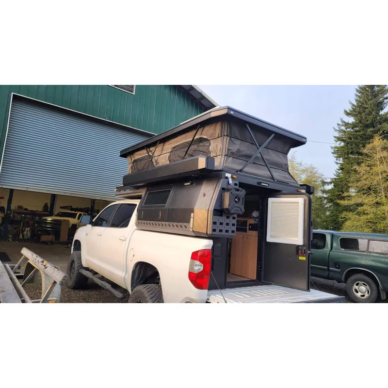 Hot Selling Lightweight Pop Up Pickup Camper Canopy Aluminum Frame For Overland Camping CE Certified view 3