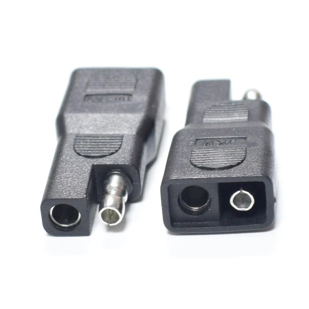 SAE to SAE Polarity Reverse Adapter Connectors SAE Quick Disconnect Extension Cable Plugs for Solar Panel Battery Power Charger