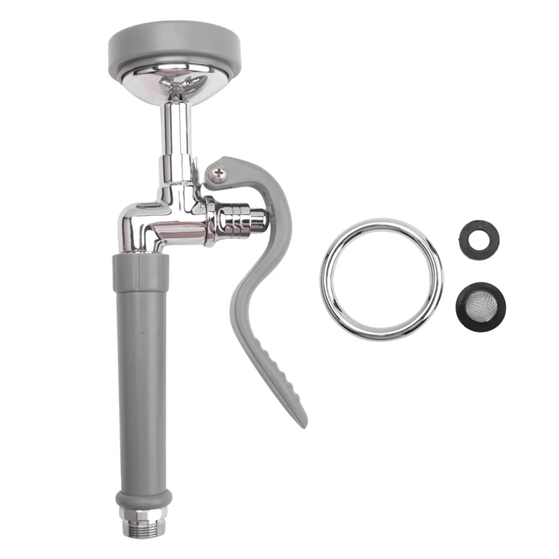 

ABRU-Dish Sprayer Nozzle With Ergonomic Handle, 1.42GPM Valve Sprayer Head For Kitchen Sink Faucet Parts