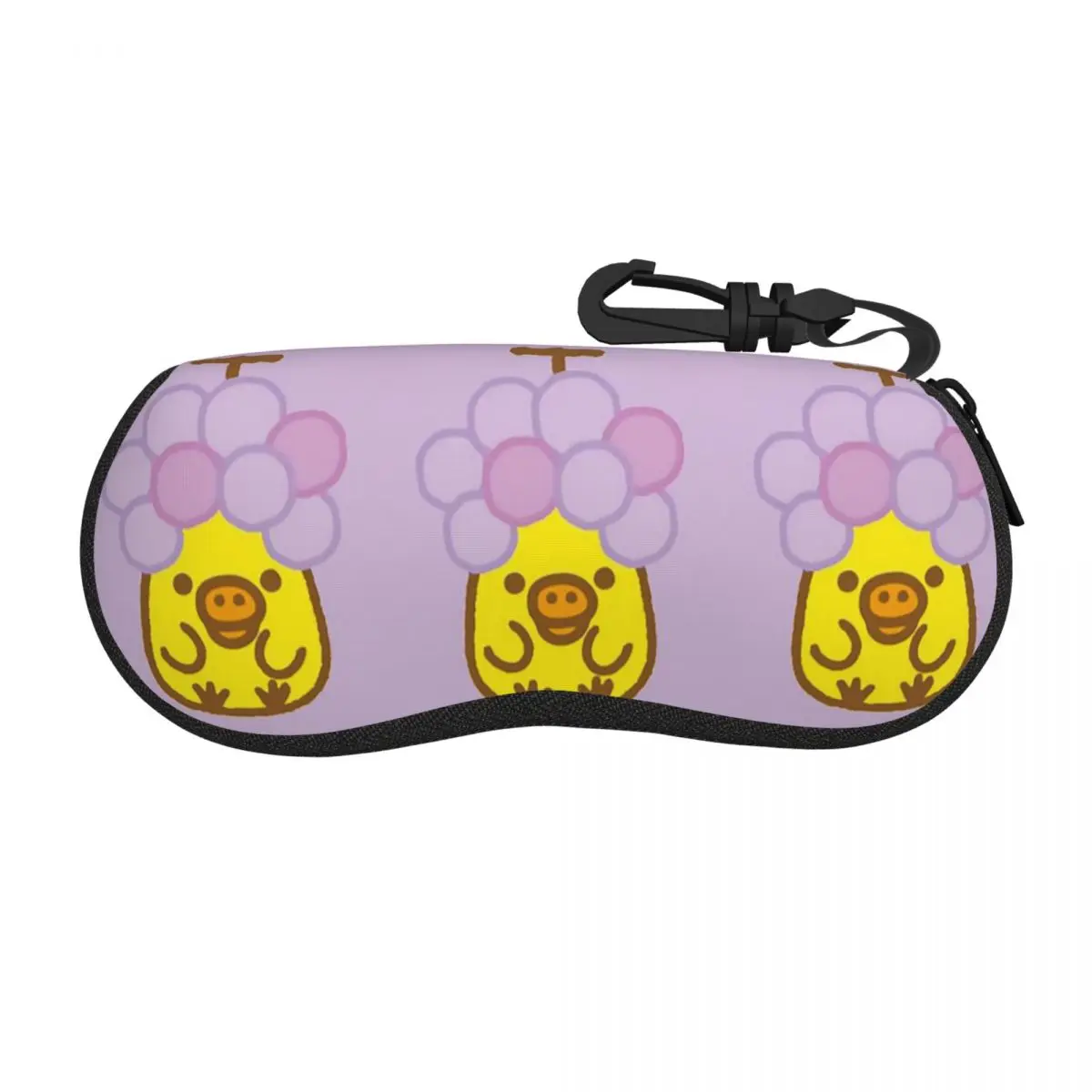 

Милый чехол для очков Kiiroitori с узором Rilakkuma, защитная коробка для солнцезащитных очков, женская и мужская мягкая сумка для очков, сумка