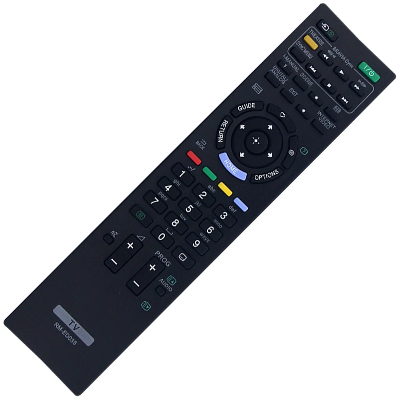 متوافق مع قطع غيار Sony TV KDL-46EX701 KDL-52EX700 KDL-46EX501 KDL-55EX500 KDL-55EX710 للتحكم عن بعد RM-ED035