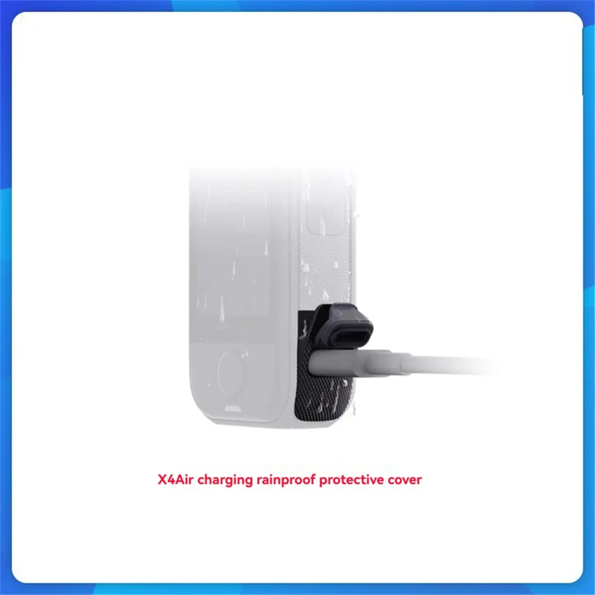^DT693~~For X4 Air USB Charging Cover Rainproof Waterproof Adapter Case for X4 Air Accessories