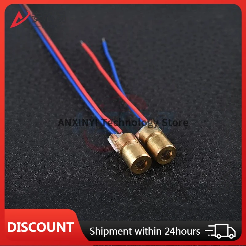 

Laser head 3V/5V laser diode Red dot cross copper semiconductor 6MM /9MM/ 12MM outer diameter