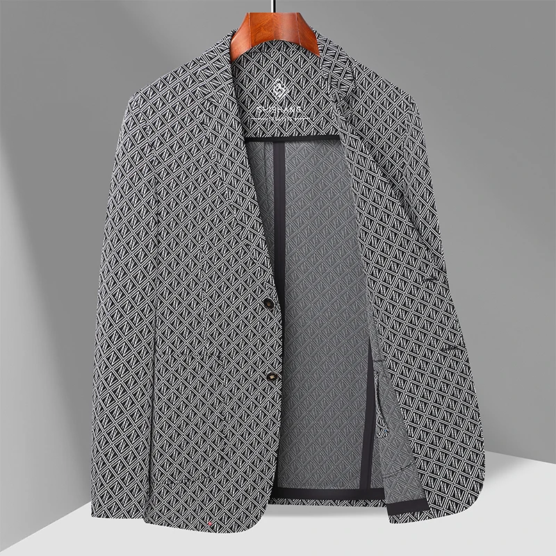 سترة رجالية للربيع والصيف كاجوال وعصرية ورياضية وتنحيف على الطراز البريطاني للأعمال سترة رفيعة لحفلات الزفاف #1