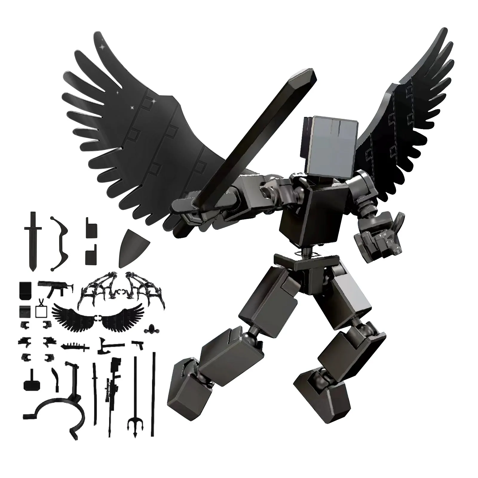 Titan 13 Action Figures T13 Figure 3D Printed Multi-Jointed Movable Lucky 13 Action Figure Nova 13 Action Figure Dummy Gifts
