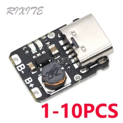 1-10PCS Mini Type-C 5V 1.2A Charge Discharge Module With Protection 3.7V 4.2V 18650 Lithium Battery Charging Board