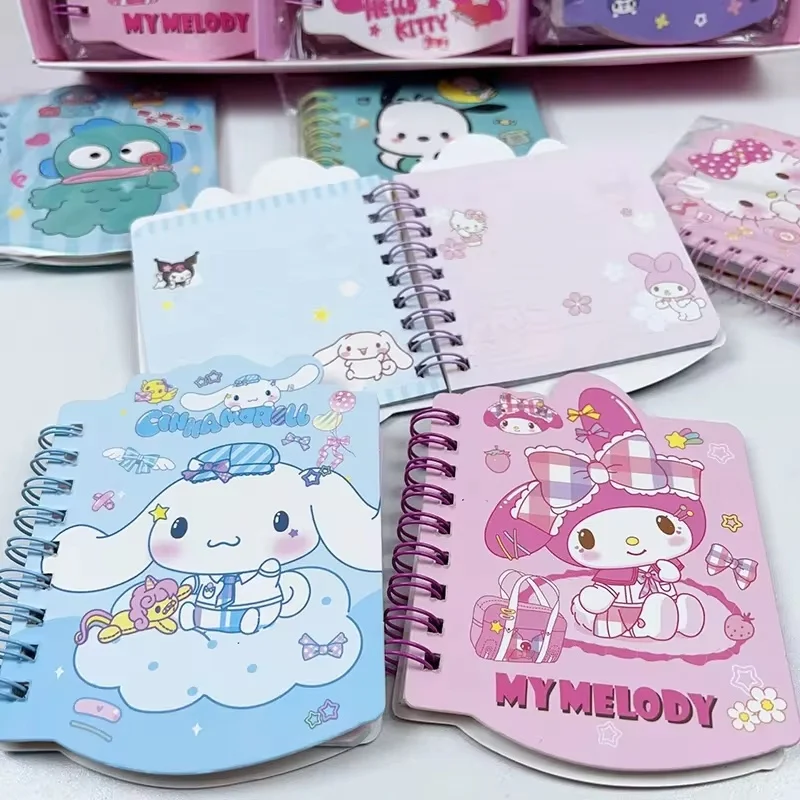 15/30pcs Sanrio Cute Notebook HelloKitty Kuromi HANGYODON Melody Daily Weekly Planner notepad Stationery student School Supplies