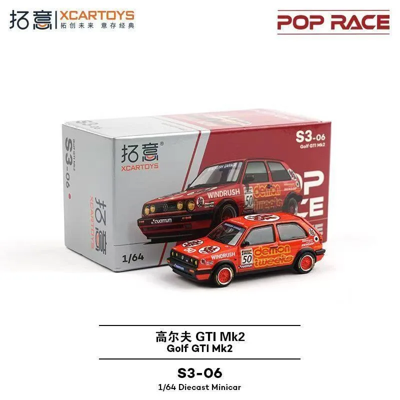 

1/64 Scale Toyota YARIS Racing Car Model, XCARTOYS POPRACE Alloy Diecast Car, Kids Collection Gift
