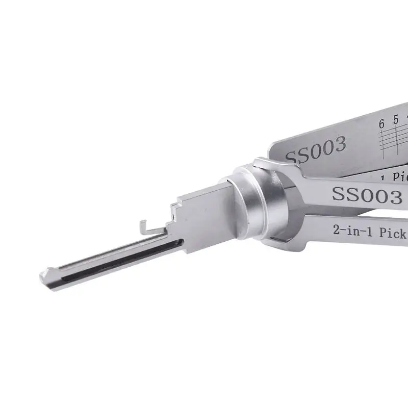 Lishi SS003 2 in 1 Lock Pick Decoder Flat Milling for Xiange/Feiyan/Sanhuan/Italian ISEO Civil Lock