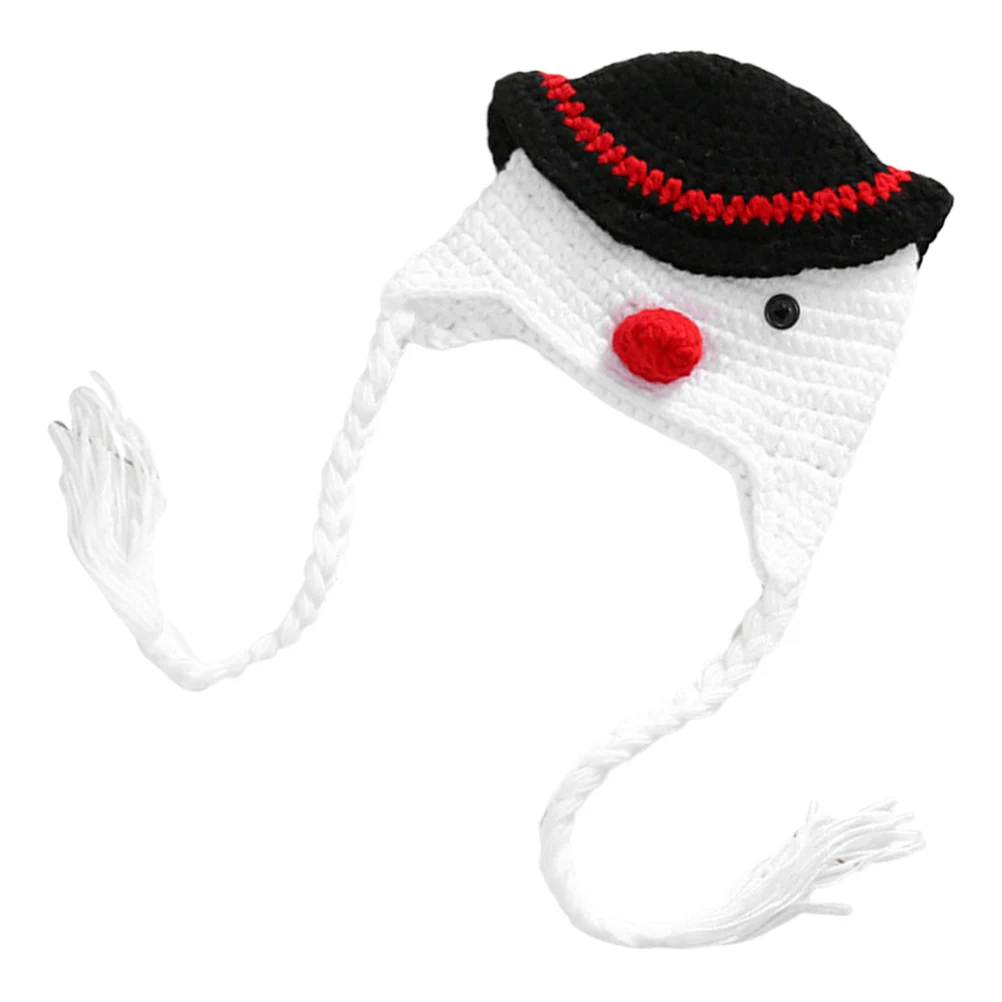 

Snowman Hat Has Crochet Knitted Cute Costume Baby Photography Prop Cap Caps Newborn