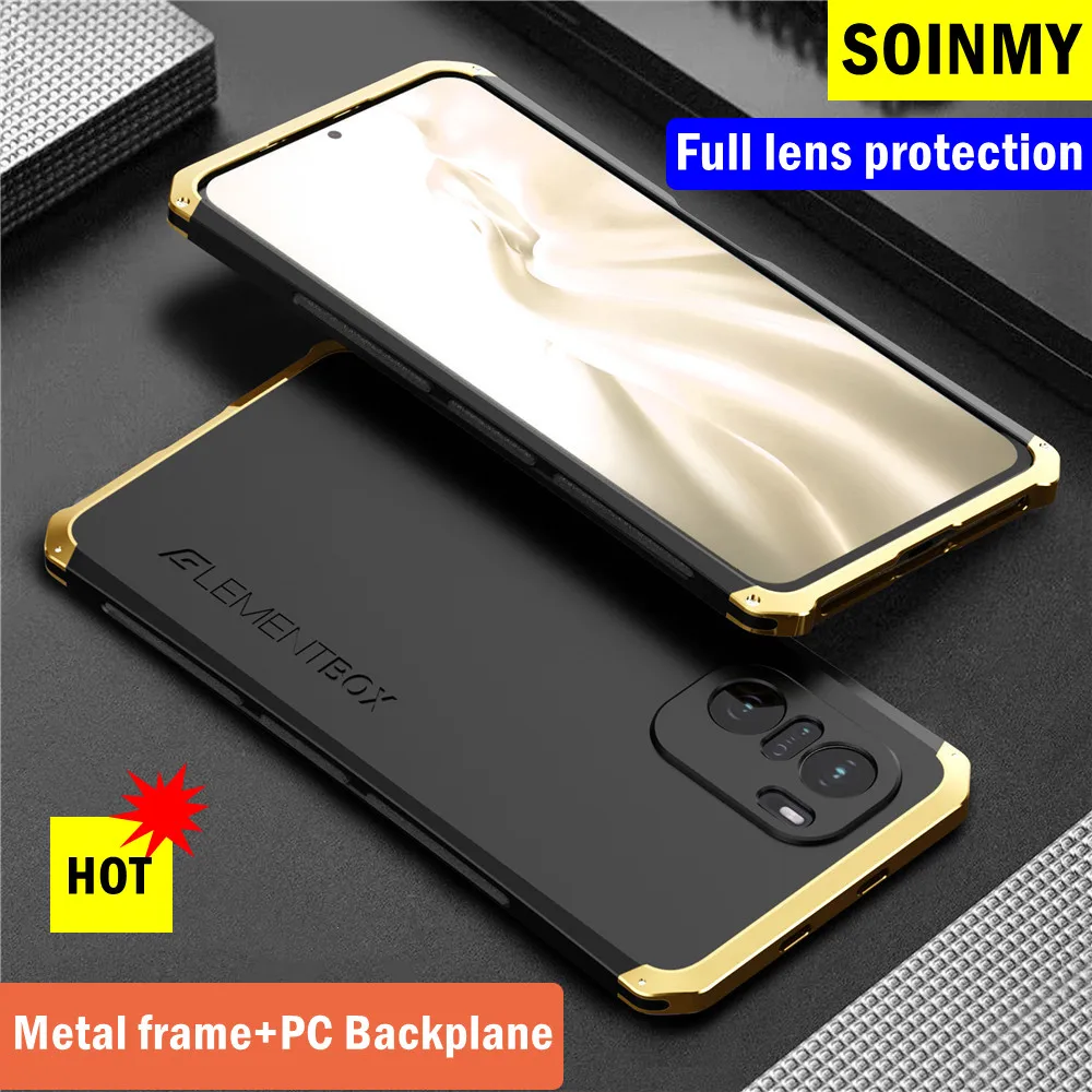 Shockproof Aluminum Metal Case For Xiaomi Mi 14 Mi 13 Poco M3 Pro Mi X3 GT Mi 11 Ultra Redmi Note 8 Pro 7 6 9T Mi Poco F3 Fundas