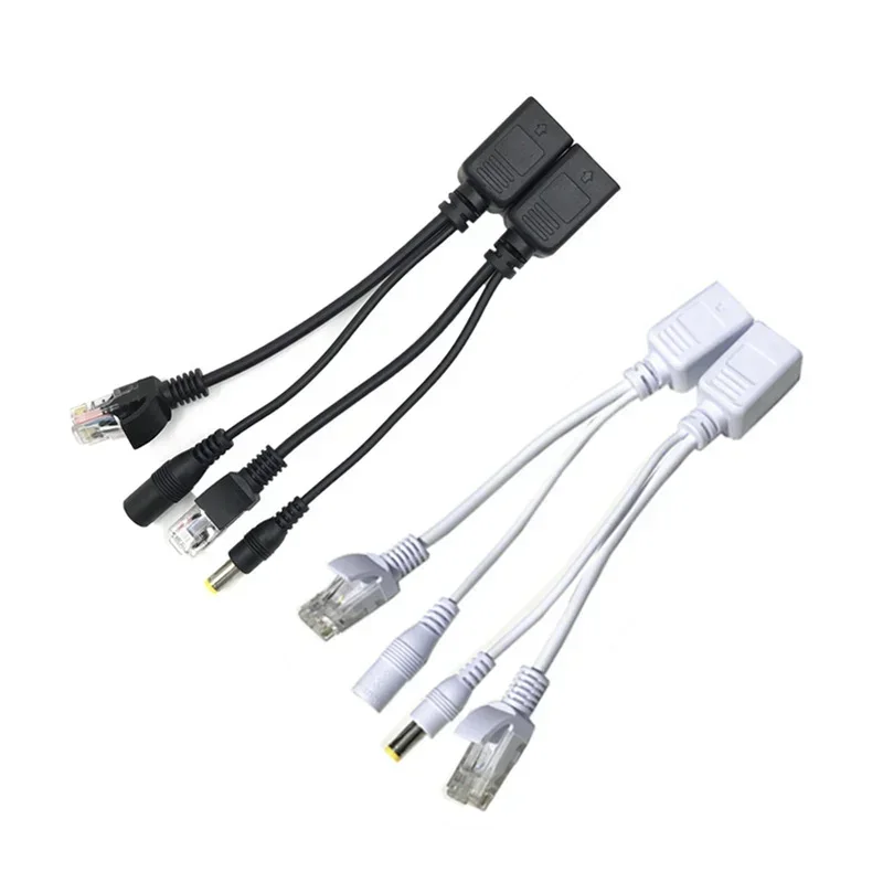 POE Cable Passive Power Over Ethernet Adapter Cable POE Splitter RJ45 Injector Power Supply Module 12v For IP Camea