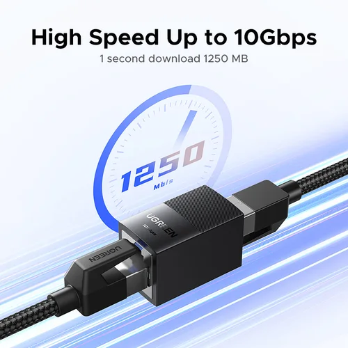 Imagen 2 del producto UGREEN-conector RJ45 de 10Gbps, extensor Ethernet de red PoE para adaptador de Cable Ethernet Cat8/7/6A/6/5, Gigabit hembra a hembra