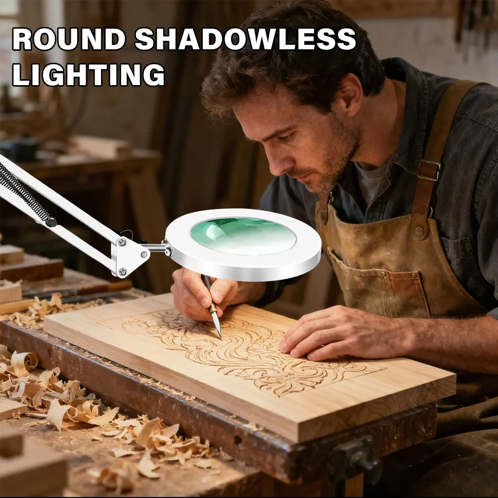 8X التكبير USB 3-Color 72 مصباح ليد المكبر لحام الحديد إصلاح لمبة مكتب العناية بالبشرة وأدوات التجميل