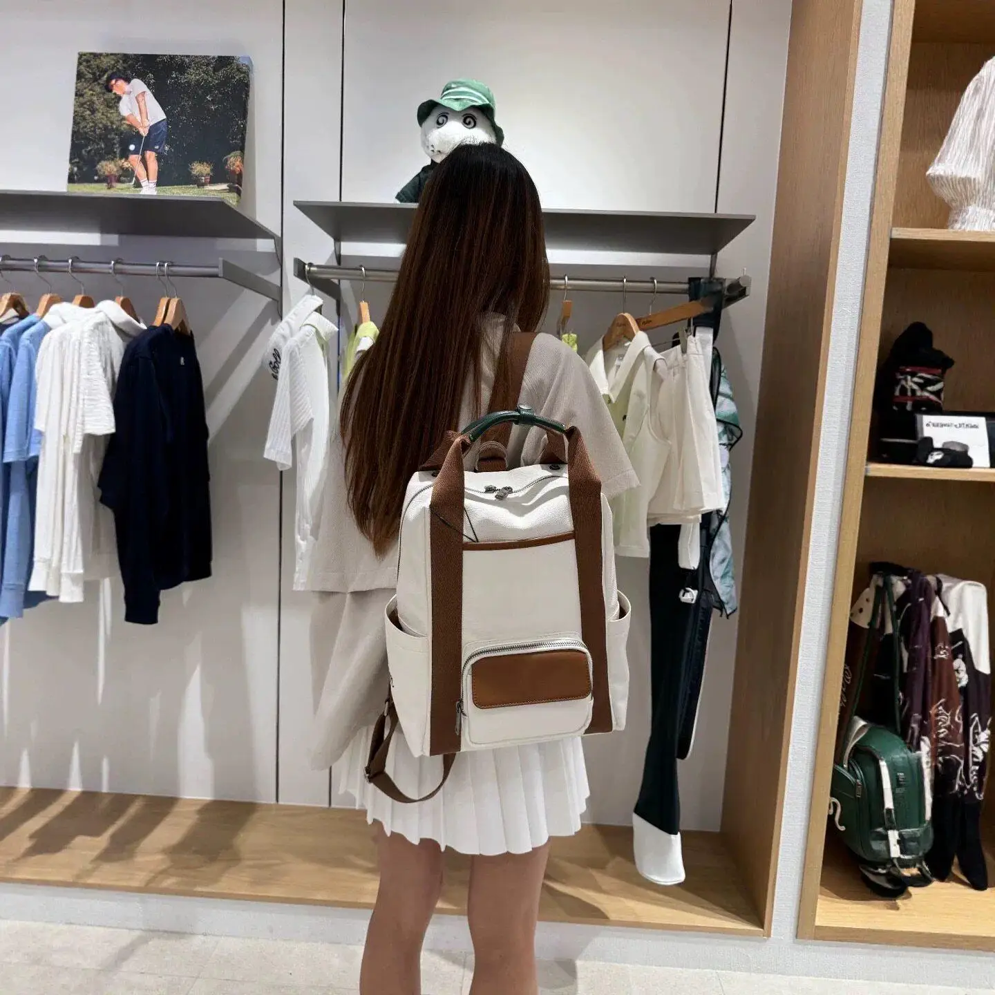 

Новый модный рюкзак для гольфа – унисекс-сумка для хранения спортивного инвентаря из холщовой ткани, для повседневного использования.