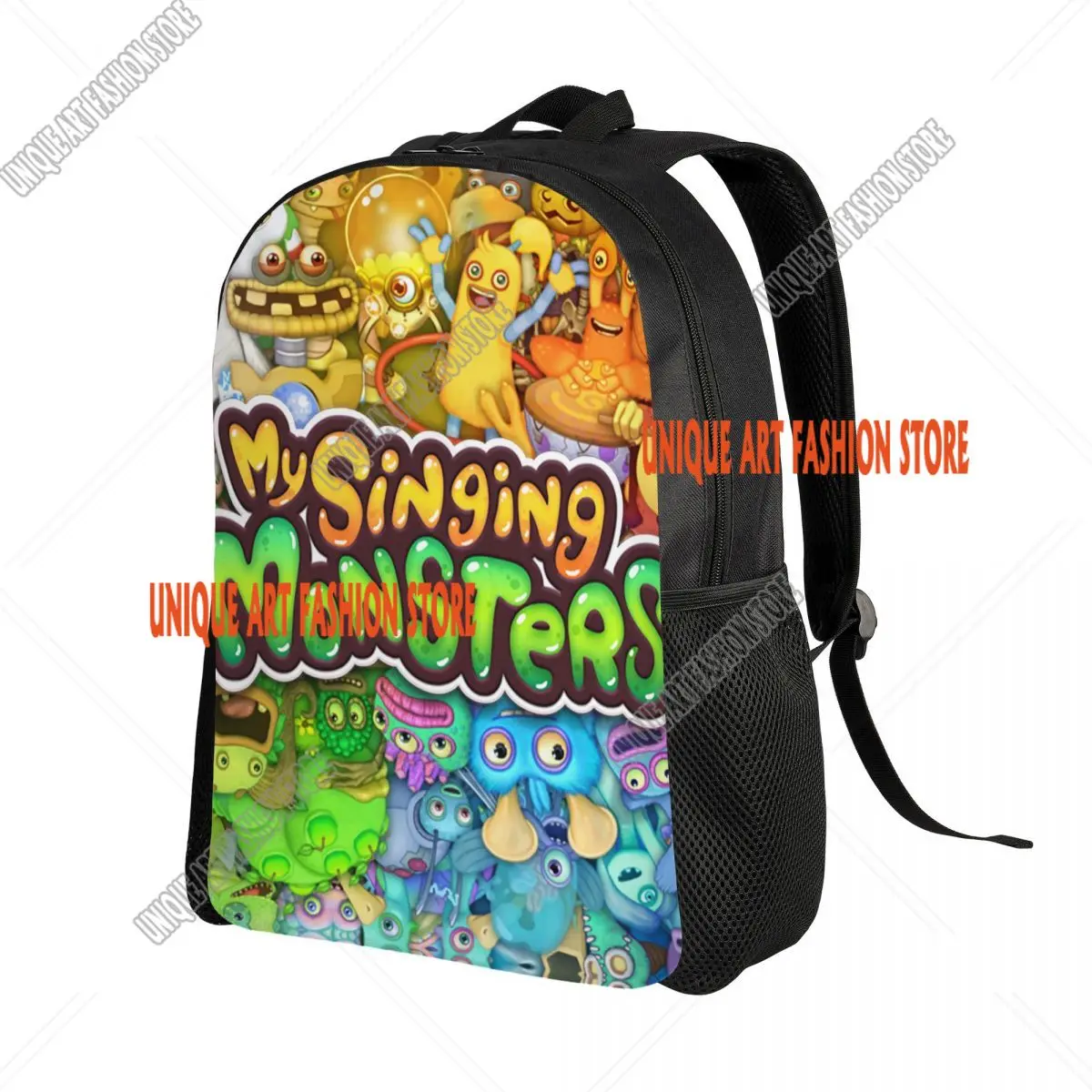 3D Printing My Singing Monsters Backpacks for Girls Boys Cartoon Anime Game School Travel Bags  Bookbag Fits 15 Inch Laptop