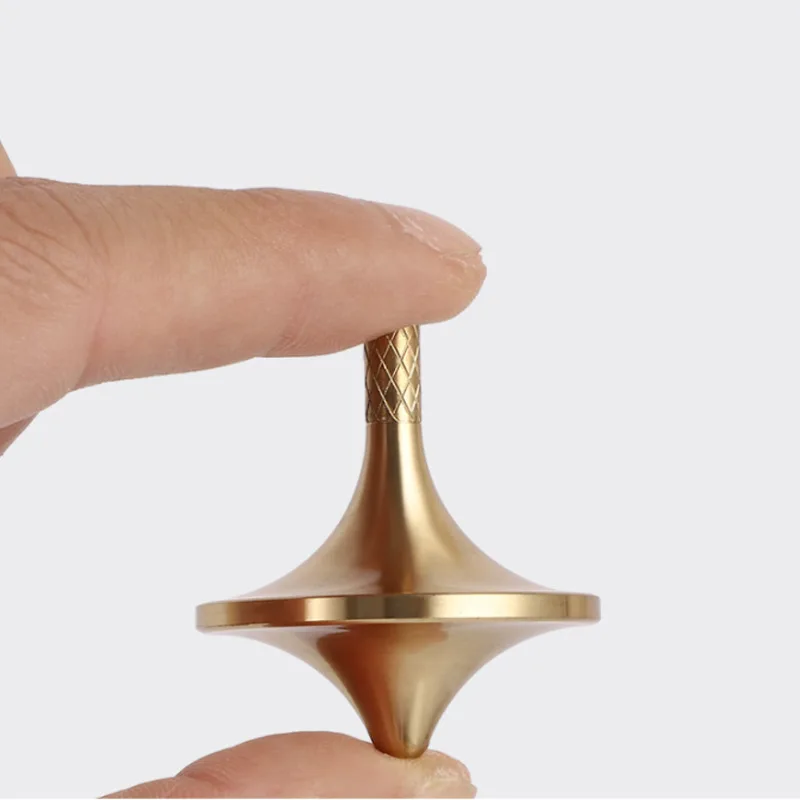 Trottola in acciaio inossidabile Scrivania in metallo Fidget Toys Ansia e ADHD Gadget antistress Regali novità per ragazzi adolescenti Bambini Adulti