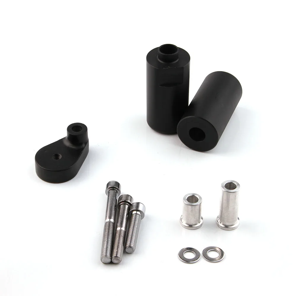 

For 2008-2009 Yamaha YZF R6 YZF-R6 yzfr6 Motorcycle bike No Cut Frame Slider Crash Protector Black / Carbon