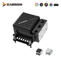 Barrow CPU Water Block For AMD AM5 AM4 AM3+ AM3 FM2 Processor Integrated 10W Pump Water Tank Reservoir Small PC Set,LTPRPA-04 M