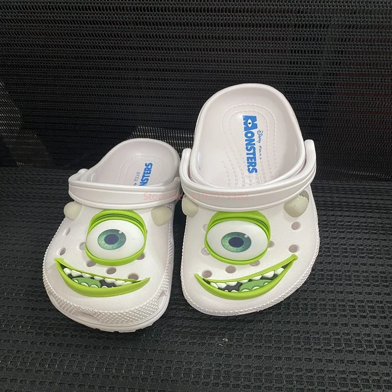 

Summer Anti-Slip Outdoor Casual Beach Shoes Monster Big Eyes Hole Hole Slippers Comfortable Breathable Sandals