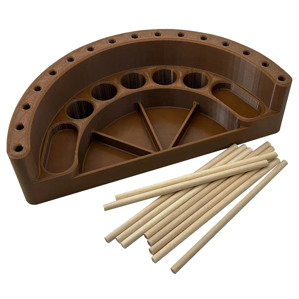 

Fishing Gear Management Fly Tying Station Compact Fly Tying Storage Rack Desktop Organizer Improves Workspace Efficiency