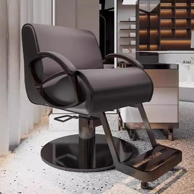 Barbershop Barber Chair Cosmetic Manicure Reception Luxury Waiting Barber Chair Saddle Stool Chaise Lounges Hair Salon Furniture