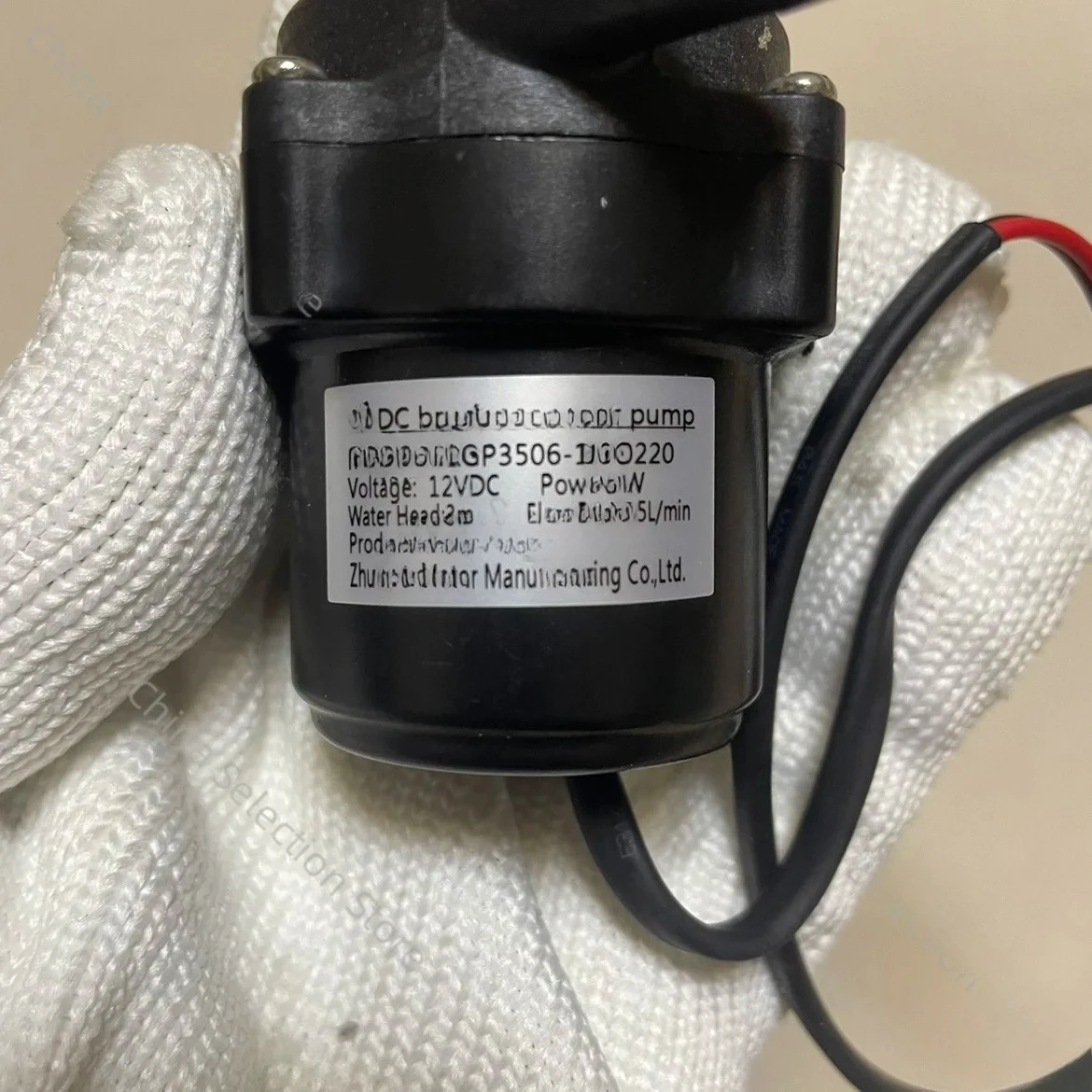 Adapted for Zhuogao DC brushless water pump DC12V9W micro pump bathing machine high temperature solar hot water booster machine