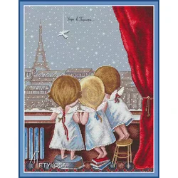12172 Cross Stitch Kits Sets For Embroidery Cross-stitch Cross Stitch Complete Kit Stich Cross Stitch Set Needle Arts & Craft