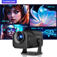Magcubic HY320 Mini Newly Native 720P Android 11 4K Projector 300ANSI Wifi6 BT5.0 Cinema Outdoor Portable 180° Rotable Projector