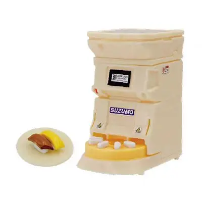 정품 액션 피규어 자동 스시 쌀 및 야채 롤 가챠 성형 기계 1/10 버전 Q 모델