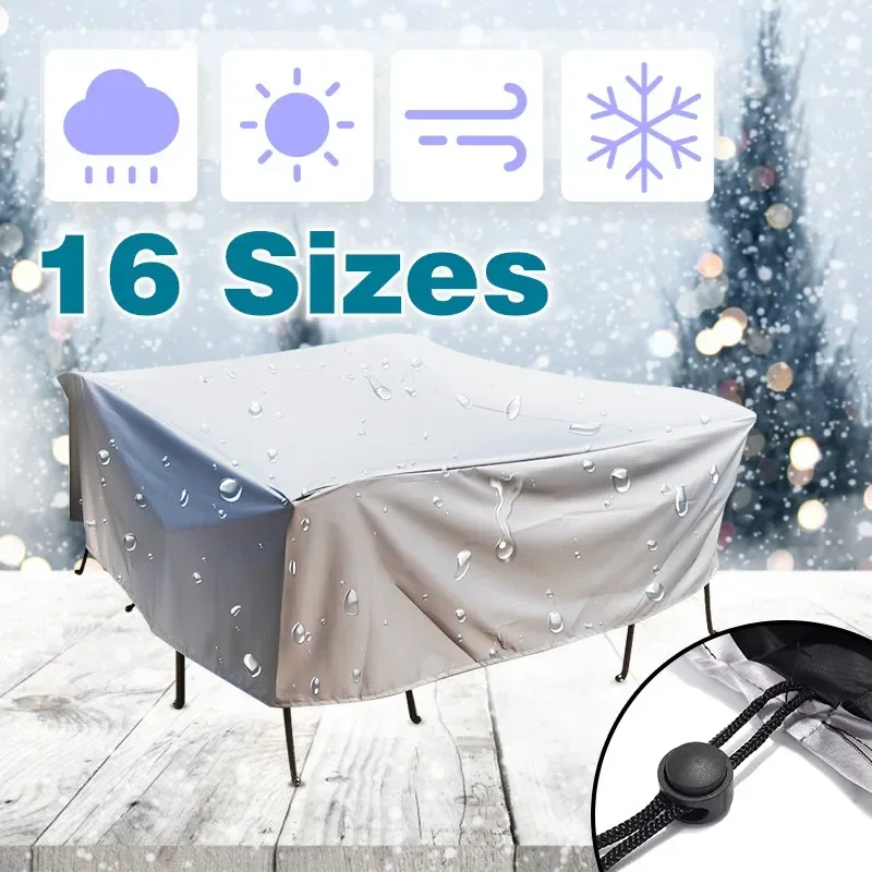 Waterproof Outdoor Patio Garden Furniture Covers Rain Snow Chair cover for Sofa Set Table Chair Dust Proof Cover