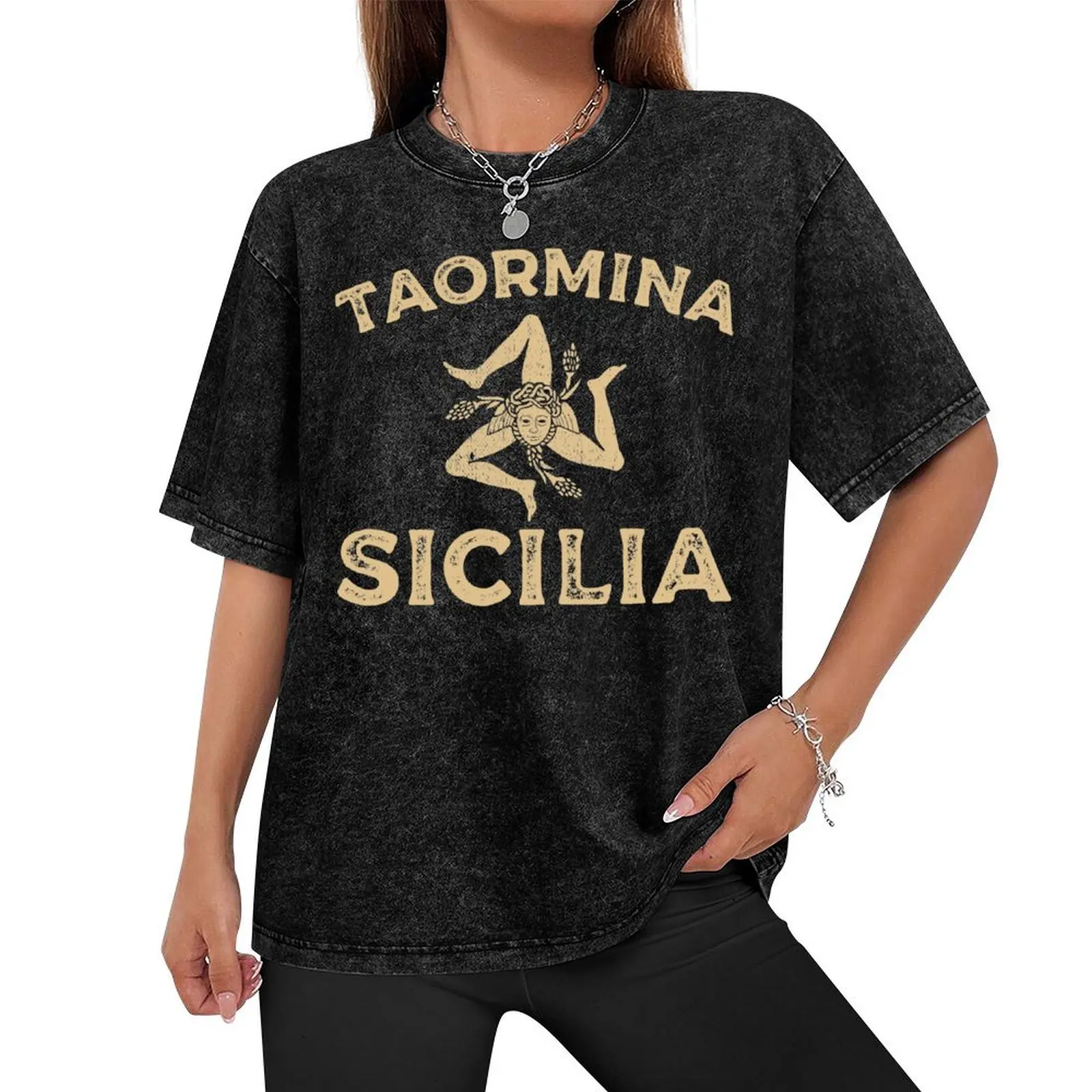 Taormina Sicilia - Sicily T-Shirt tshirts personalised custom shirt kawaii clothes customizeds cotton t shirt men