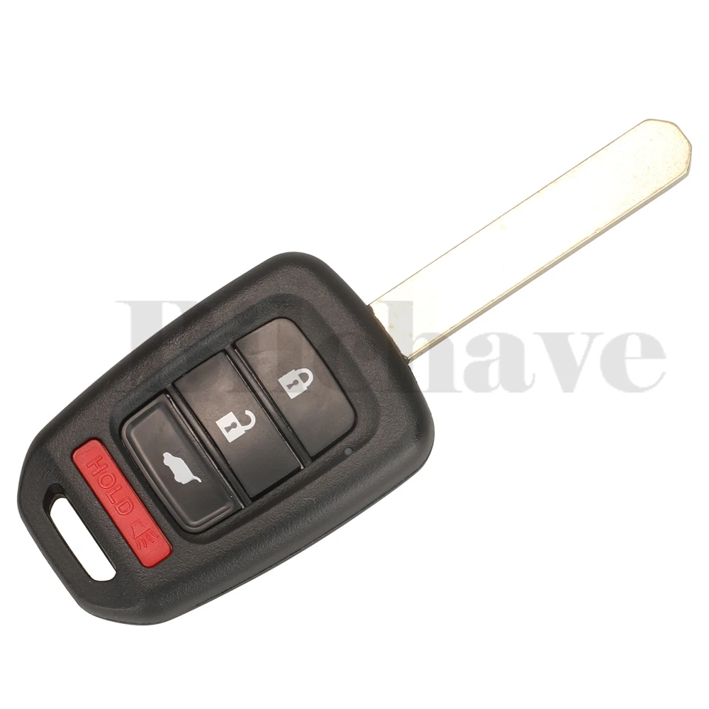 jingyuqin 3/4 Buttons MLBHLIK6-1T/MLBHLIK6-1TA For Honda Accord 2013-2017 Car Remote Key 313.8/433MHz ID67 Chip Fob