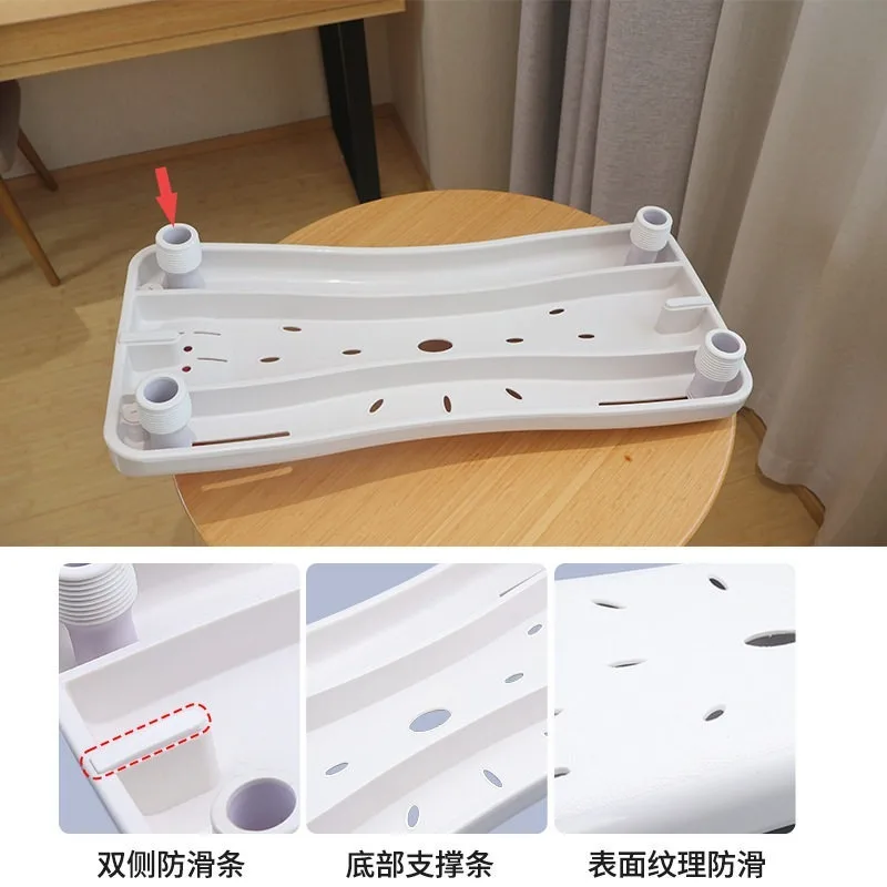 Bath seat plate, bath chair, shower seat, adjustable safety tub stool