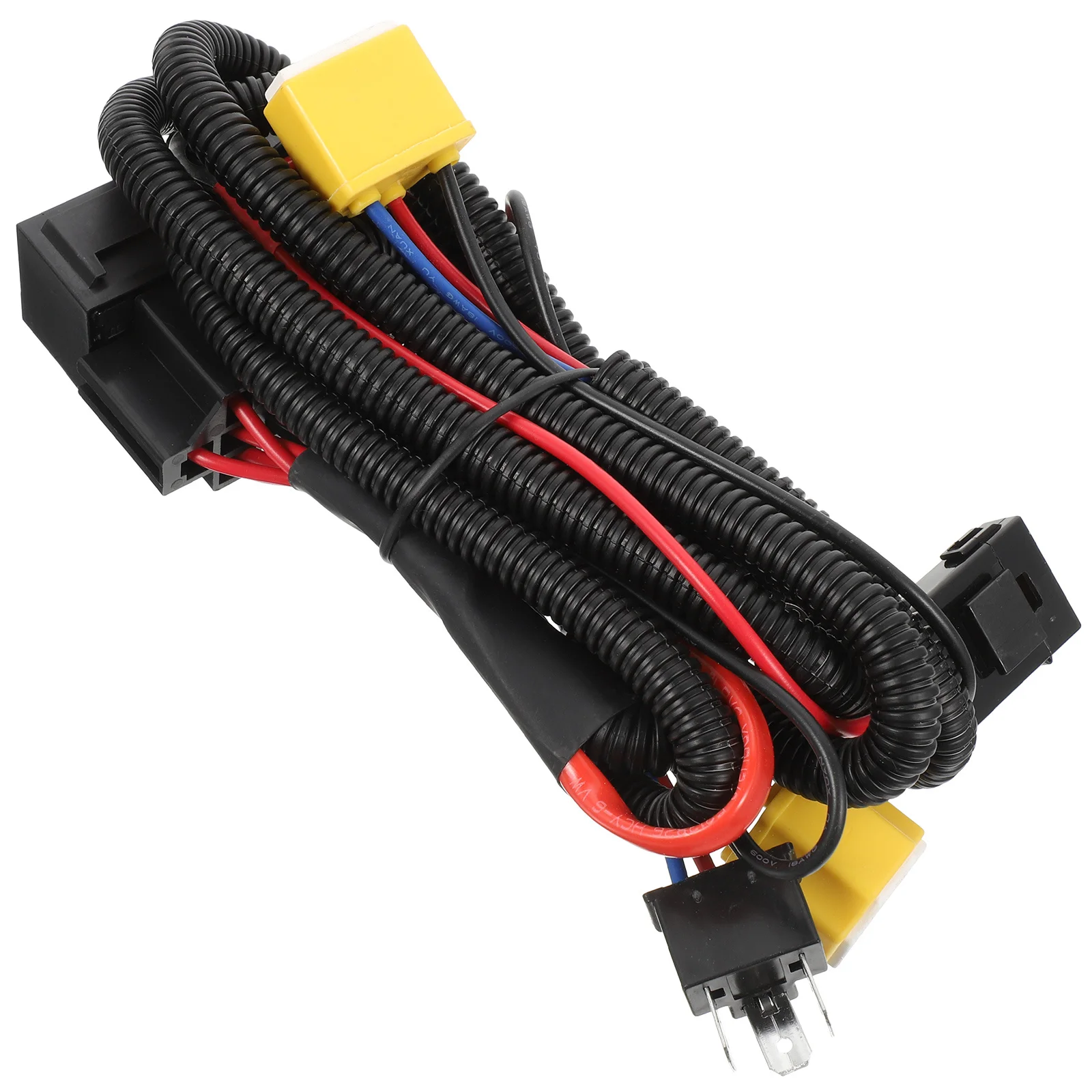 

H4 9003 Car Headlight Booster Wiring Harness Kit Flame Resistant Durable Wire for Head Lamp H4 Headlight Booster