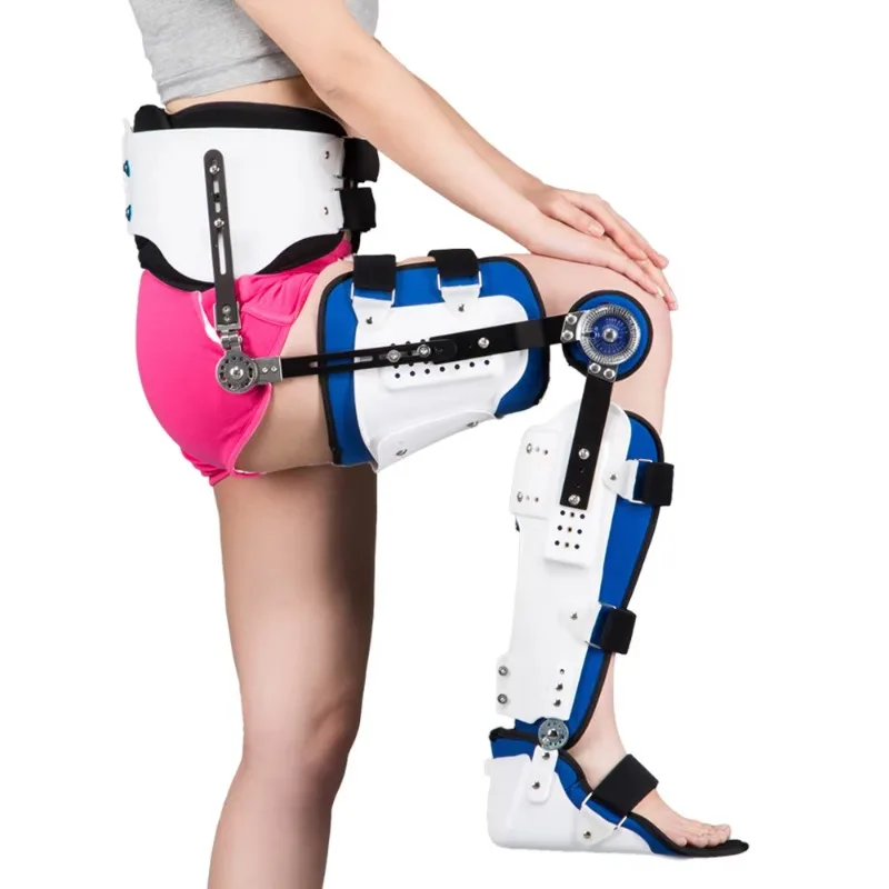 

Китай Производство Шарнир для поддержки колена на бедрах Ортез для колена, лодыжки, стопы, перелома ног, парализ нижних конечностей, фиксированные для ходьбы на бедре