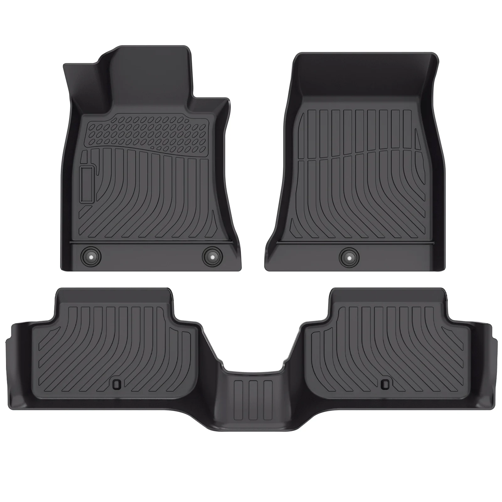 

19-22 Genesis G70 RWD All Weather Floor Mats Liners FRONT & REAR