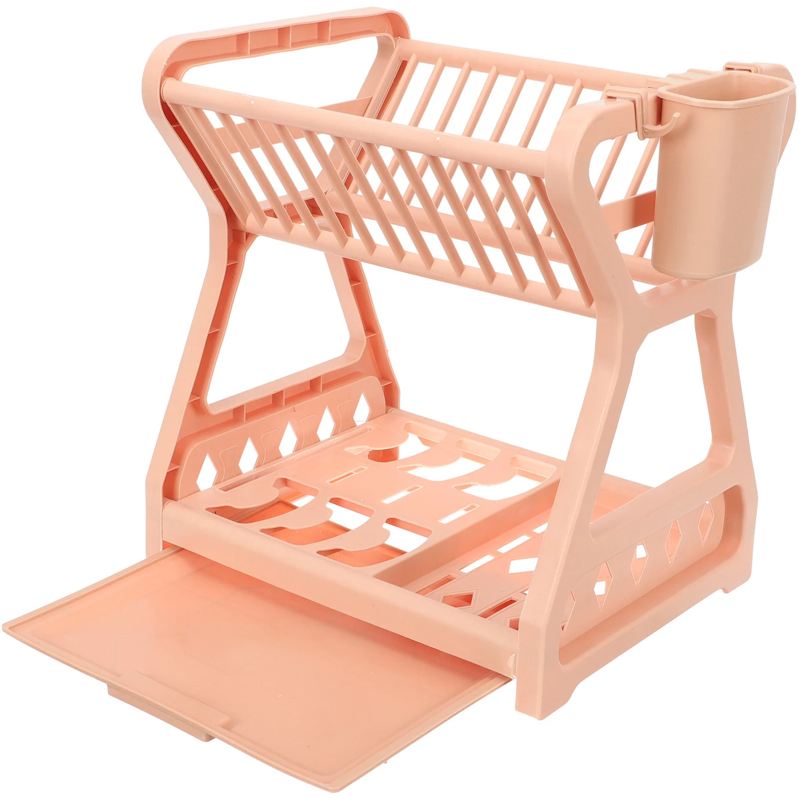 

Multifunctional Double-Layer Kitchen Storage Tray Stylish Desktop Organizer for Seasoning Bottles and Cruets Condiment