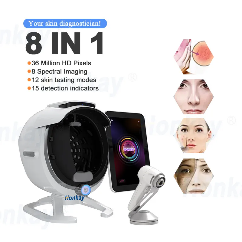 Newest Facial Skin Analyzer A6-Al Intelligent Imager Facial Analyzer Machine Magic Mirror Facial Diagnosis Skin Analysis Device