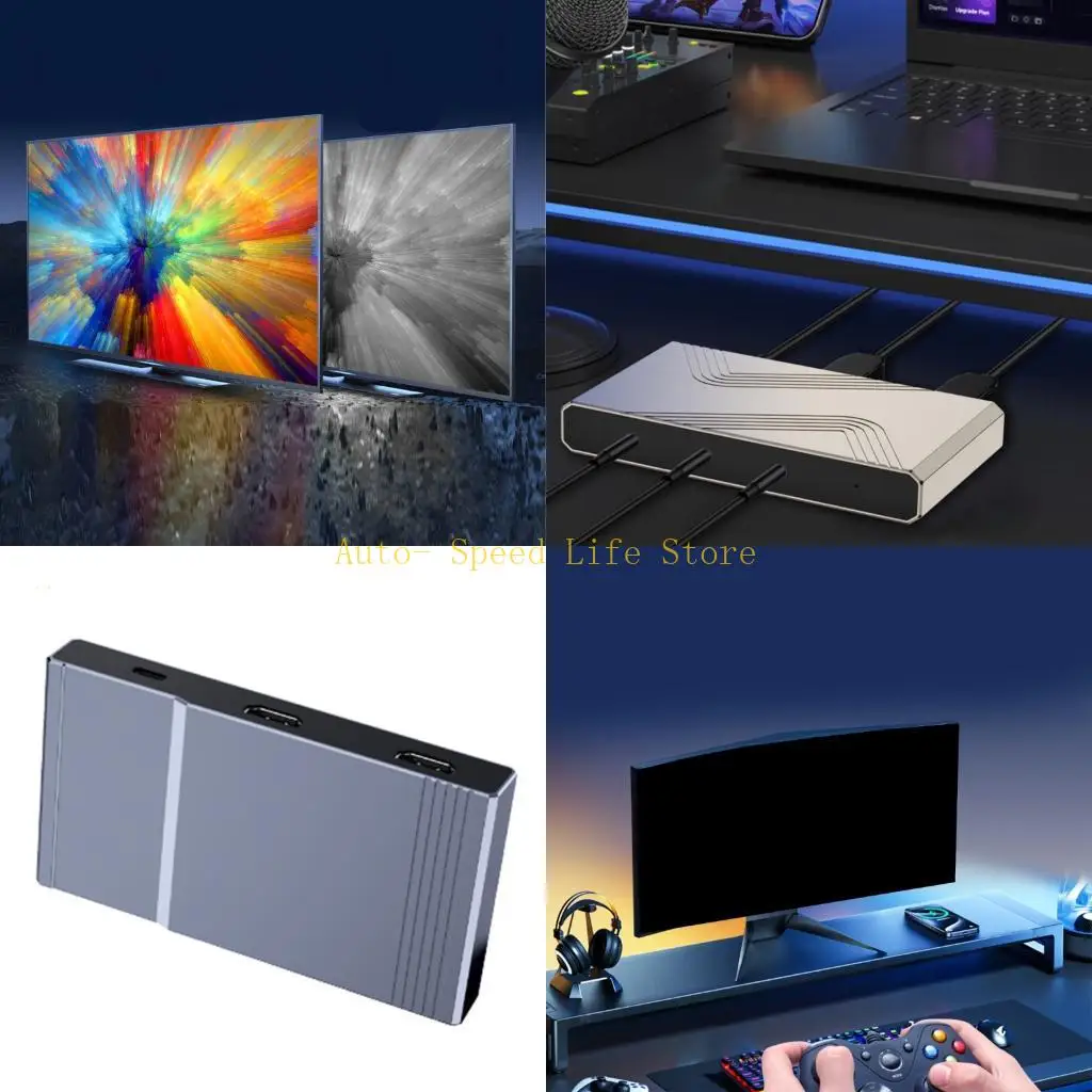 

02DA HDTV Video 4K 60hz Type C HDTV to Type C Gaming Video Card Box