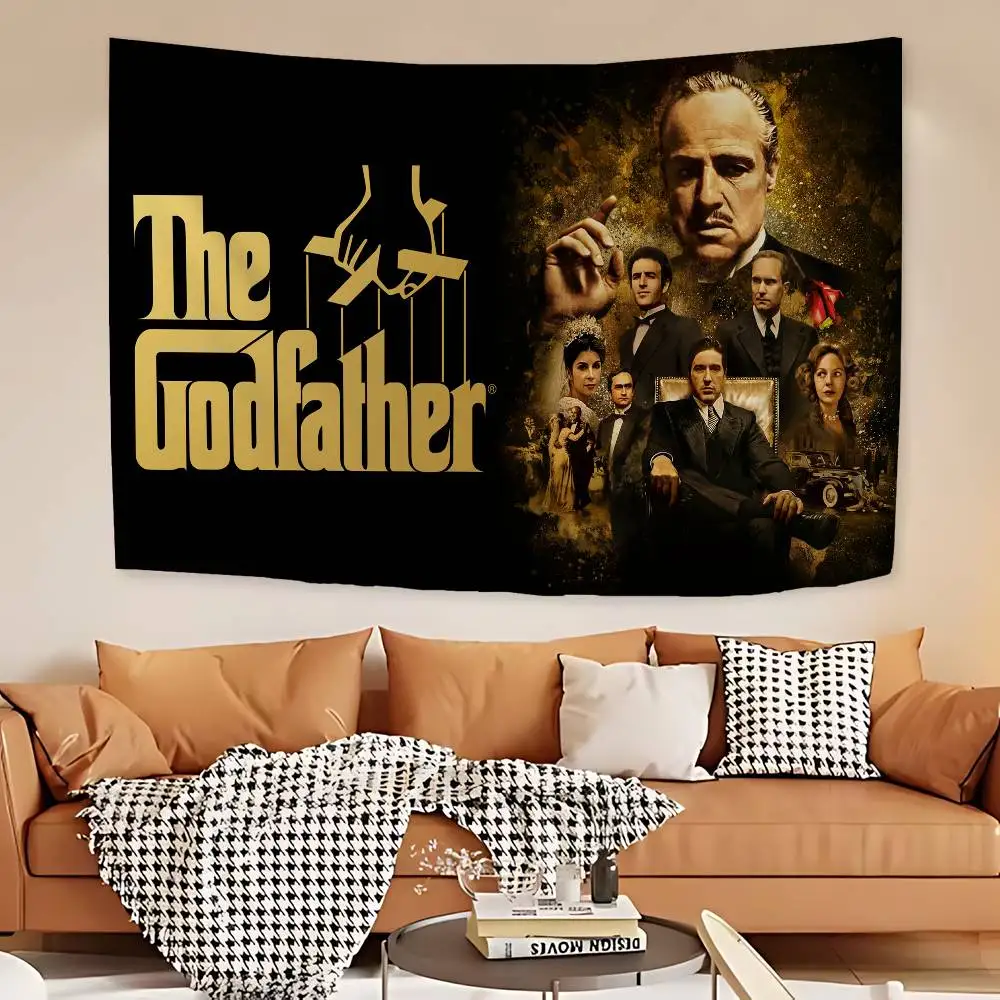 The G-Godfather Movie Anime Tapestry Hanging Tarot Hippie Wall Rugs Dorm Home Decor