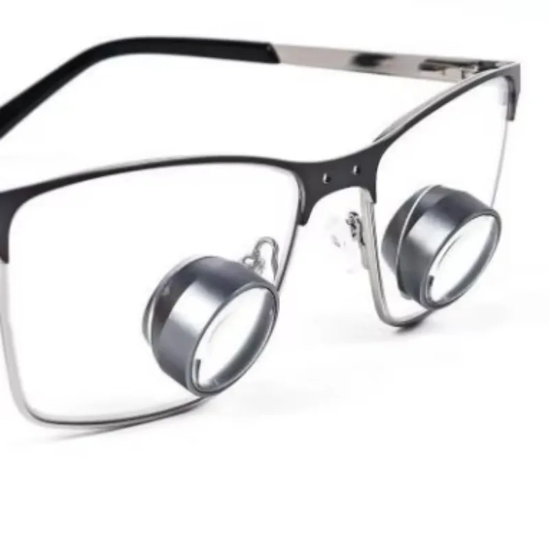 MICARE 27NM-350X Medical Dental Magnifying Glass Binocular Clear Vision Dental Surgical Loupes 3.5x Titanium Surgical Loupes